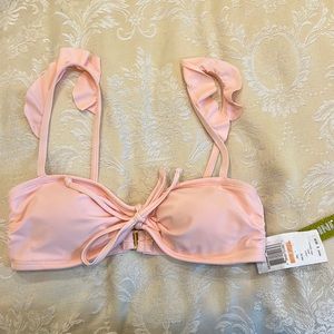 Gianni Bini girly bikini top (pastel pink)